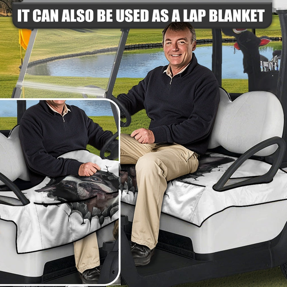 Golf cart cover (with pocket)