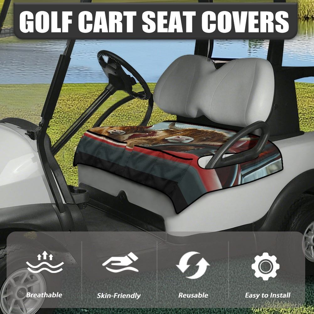 Golf cart cover (with pocket)