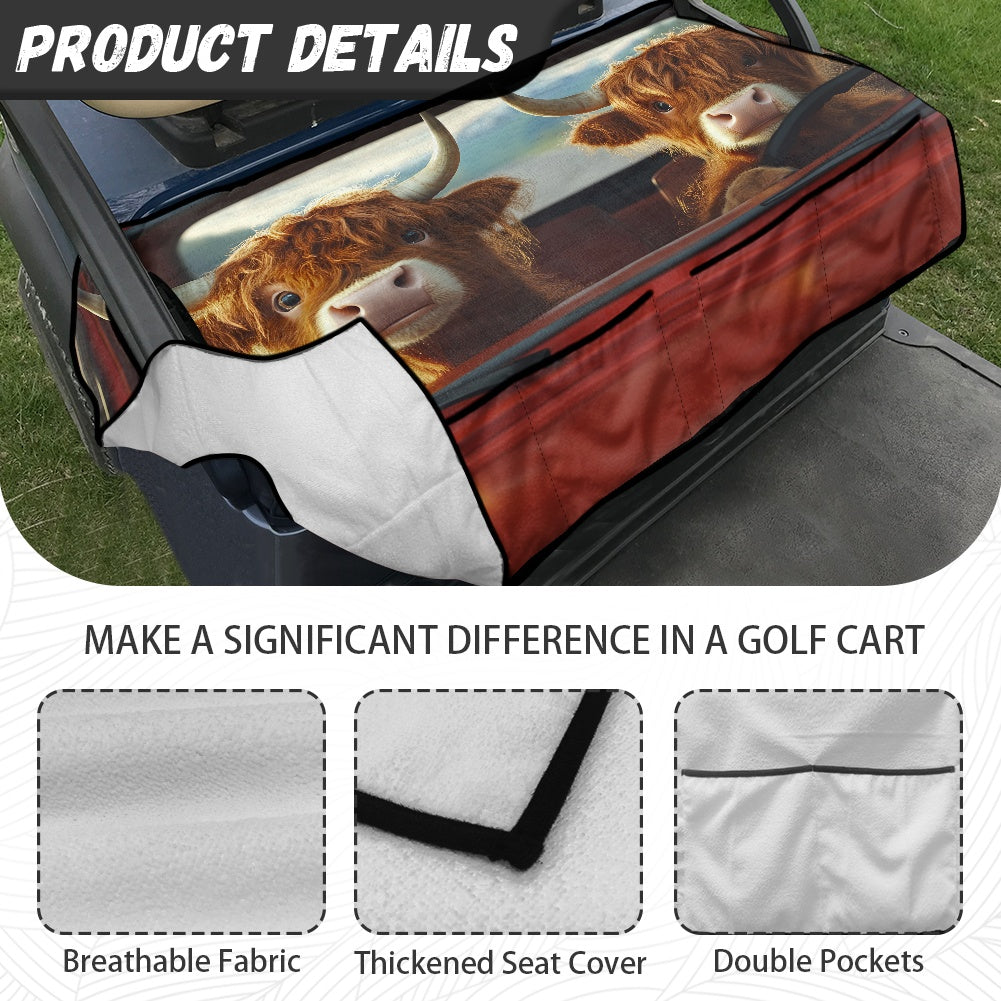 Golf cart cover (with pocket)