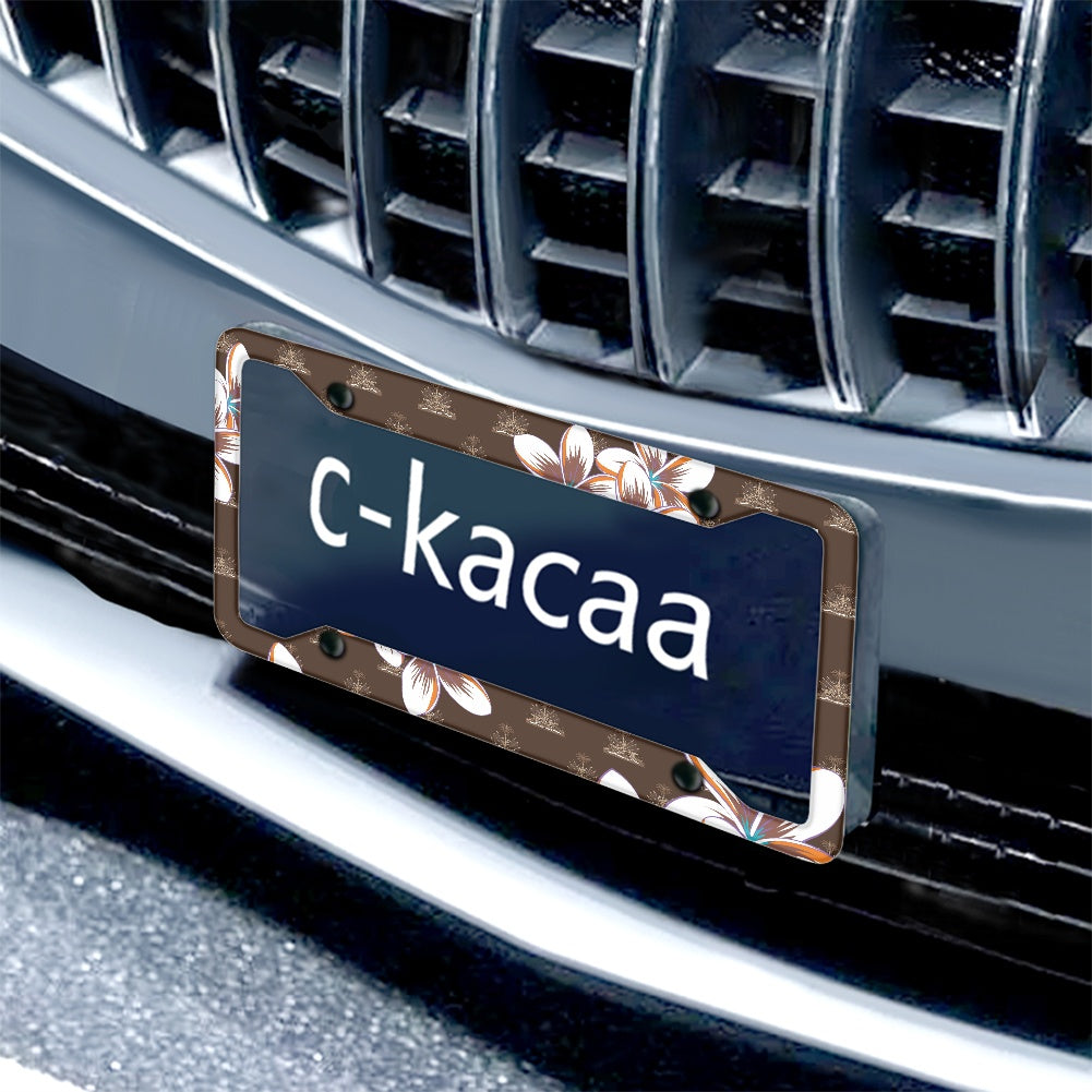 License plate frame