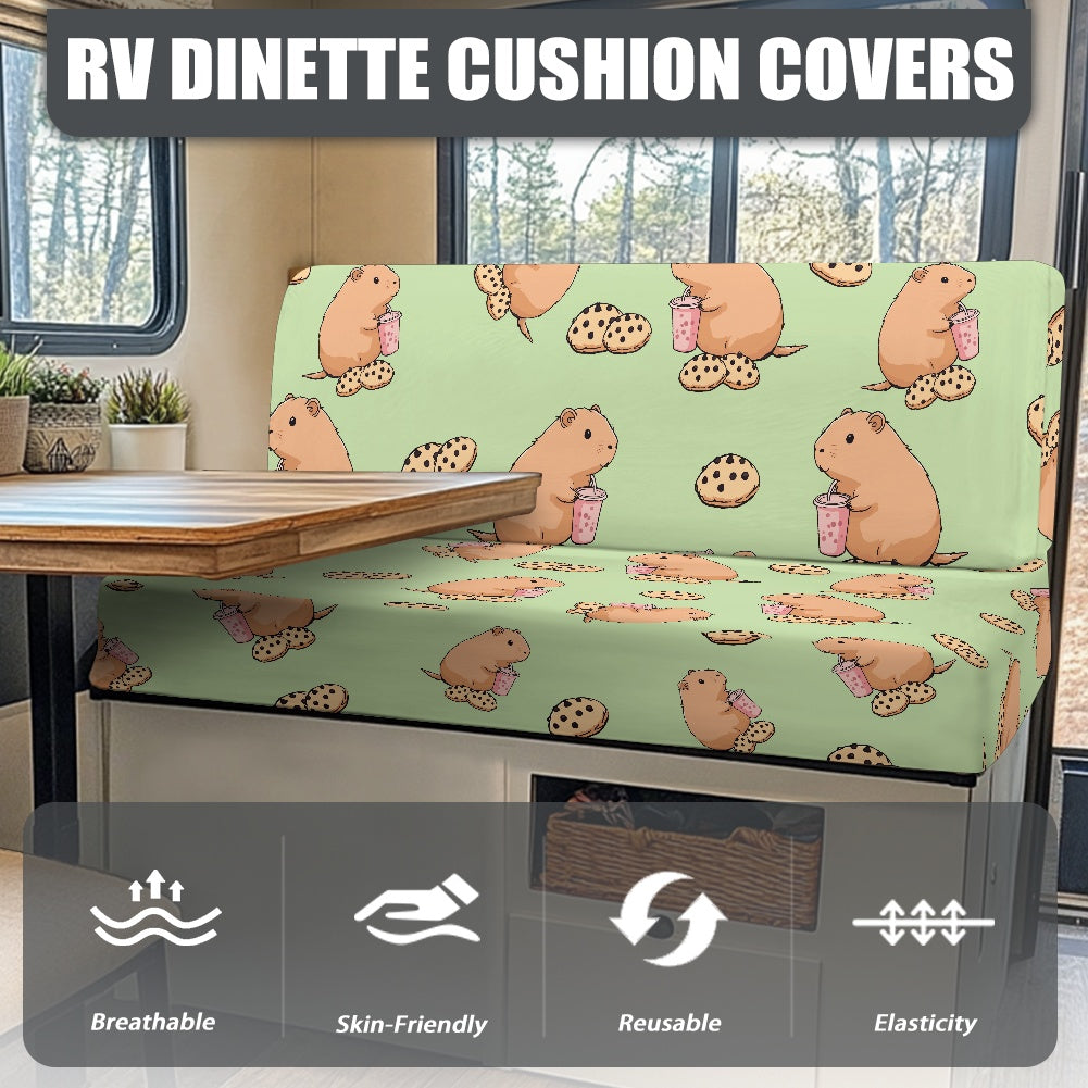 RV Sofa Split Seat Cover 2-Piece Set