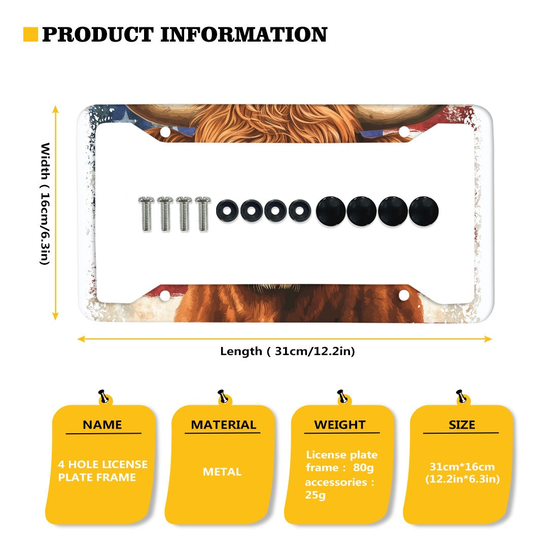 License plate frame