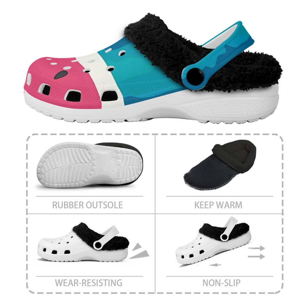 Fuzzy Crocs