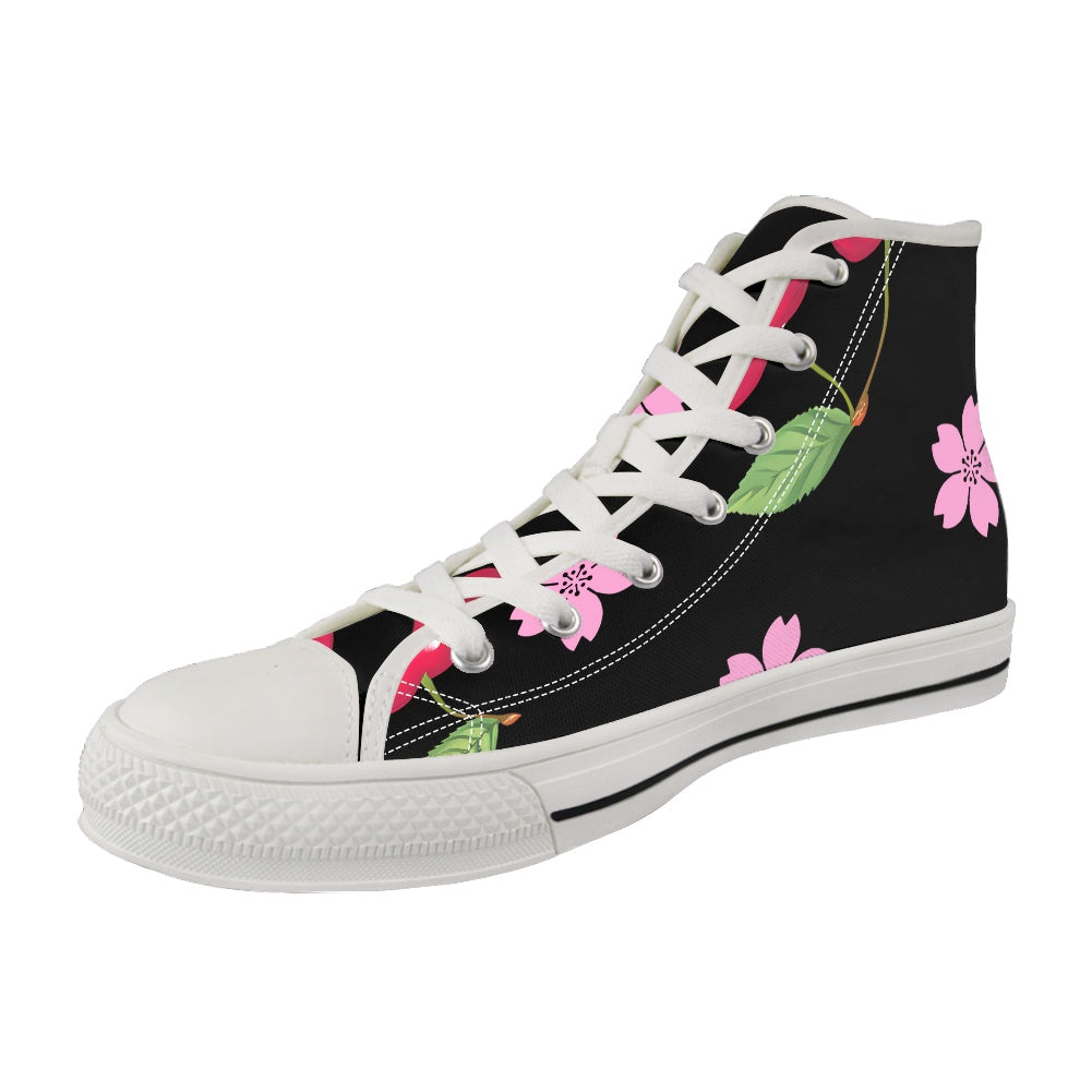 Classic High Top Canvas Shoes（Tongue Printable）