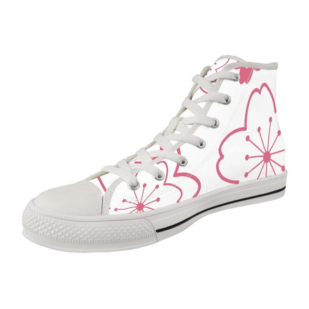 Classic High Top Canvas Shoes（Tongue Printable）