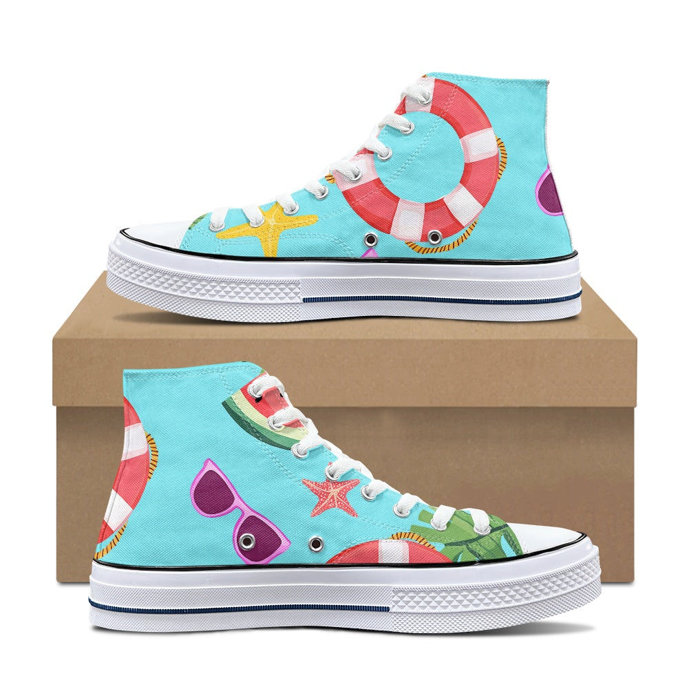 Retro High-top canvas shoes