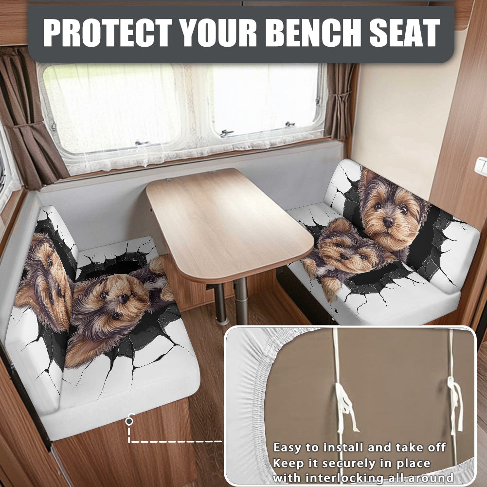 RV Sofa Split Seat Cover 2-Piece Set