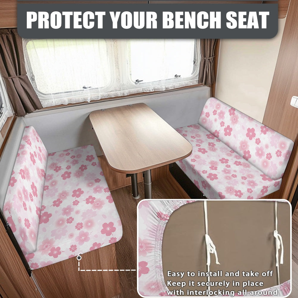 RV Sofa Split Seat Cover 2-Piece Set