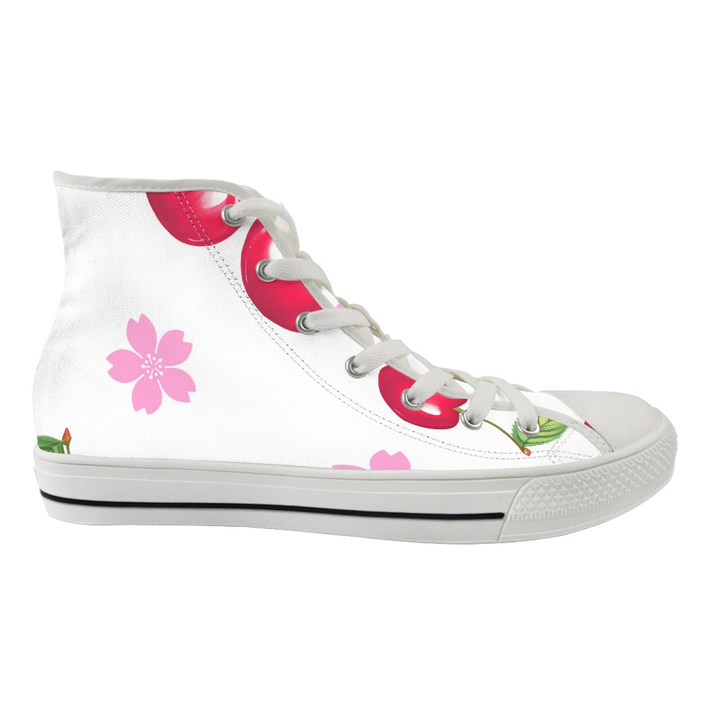 Adult Classic High Top Canvas Shoes-Heavy Bottom