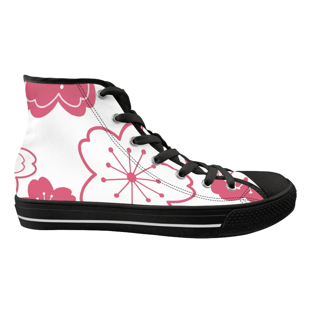 Classic High Top Canvas Shoes（Tongue Printable）