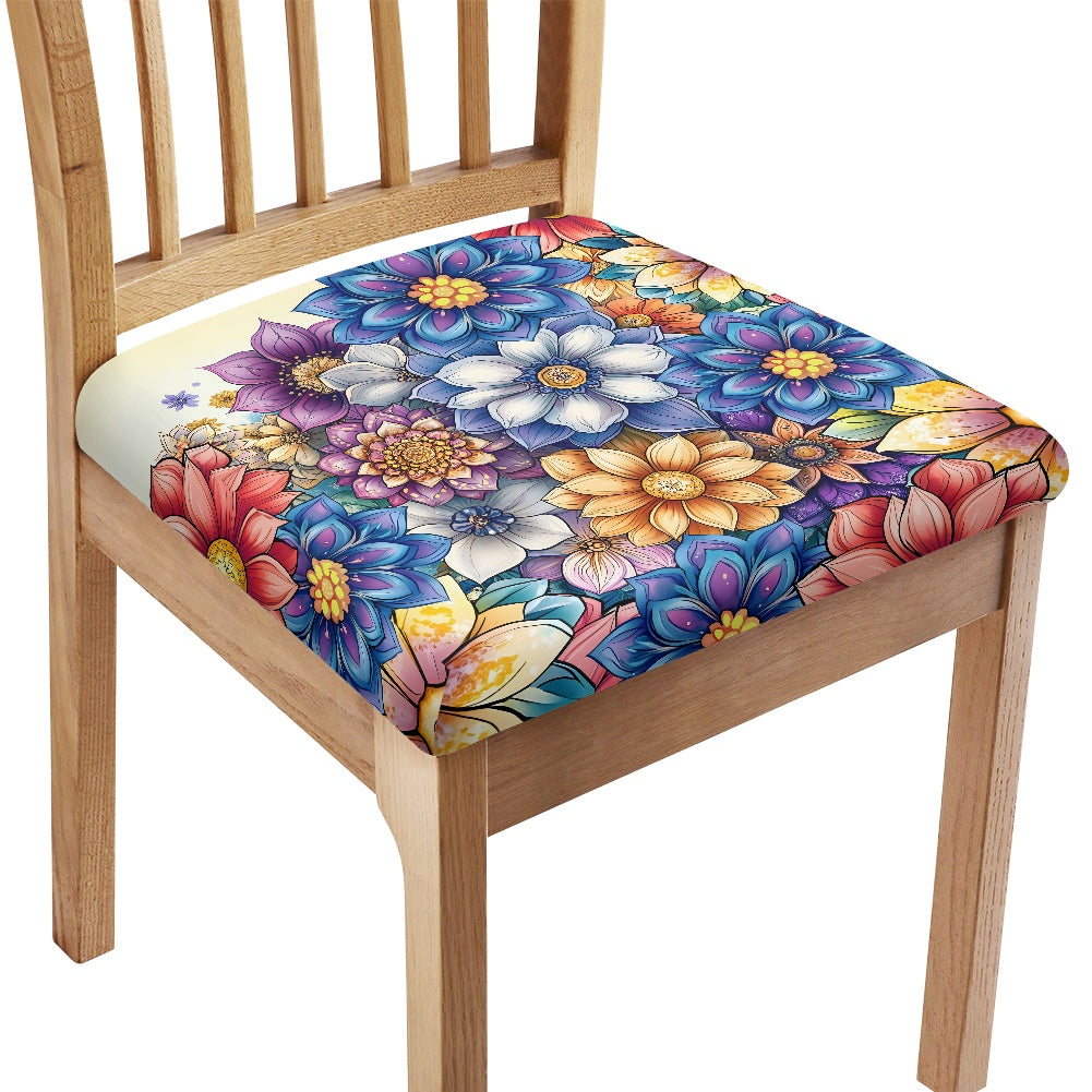 Square chair cushion cover