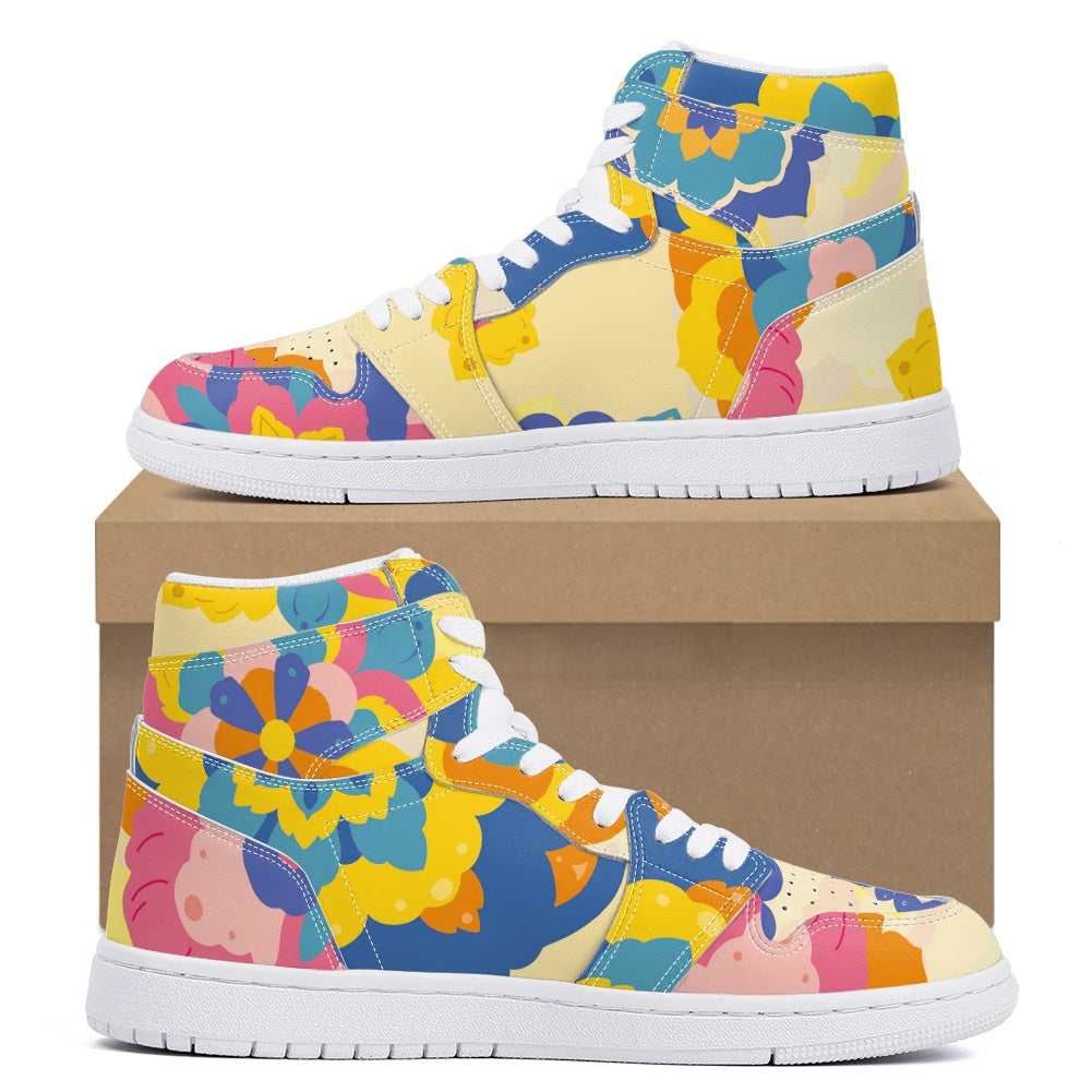 High-top Sneakers (customized tongue version)