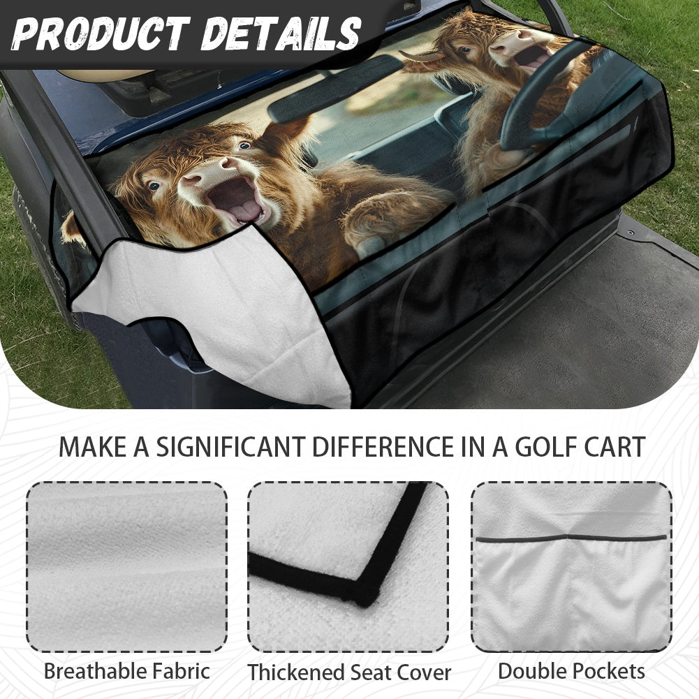 Golf cart cover (with pocket)