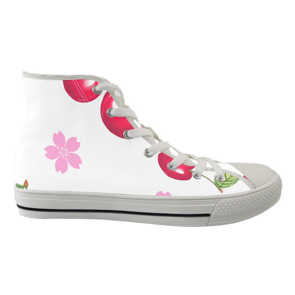 Classic High Top Canvas Shoes（Tongue Printable）